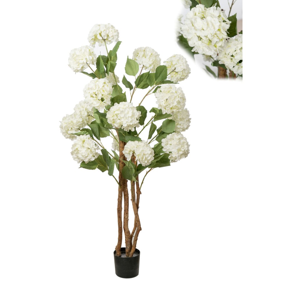 Arbre décoratif Romimex Plastique 100 x 160 x 80 cm Hortensia