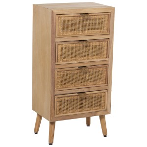 Schubladenschrank Alexandra House Living Braun Holz 45 x 98 x 30 cm