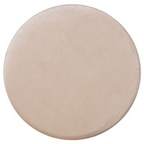 Pouf Alexandra House Living Blanc Velours Bois 35 x 27 x 35 cm