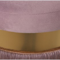 Pouffe Alexandra House Living Pink Velvet Wood 40 x 43 x 40 cm