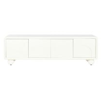 Meubles de télévision DKD Home Decor Blanc Bois MDF 160 x 37 x 50 cm