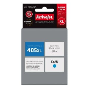 Original Ink Cartridge Activejet AE-405CNX White Cyan