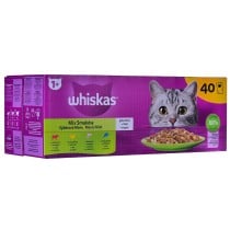 Aliments pour chat Whiskas Mix Favourites in jelly Poulet Saumon Thon Veau 40 x 85 g