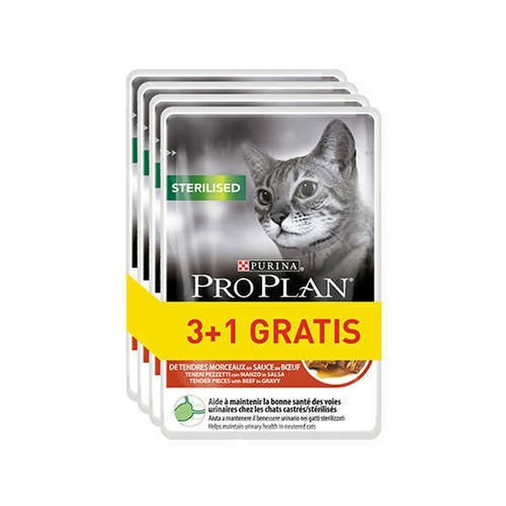 Katzenfutter Purina Pro Plan Sterilised Truthahn 4 x 85 g