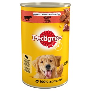 Wet food Pedigree                                 Veal 1,2 kg