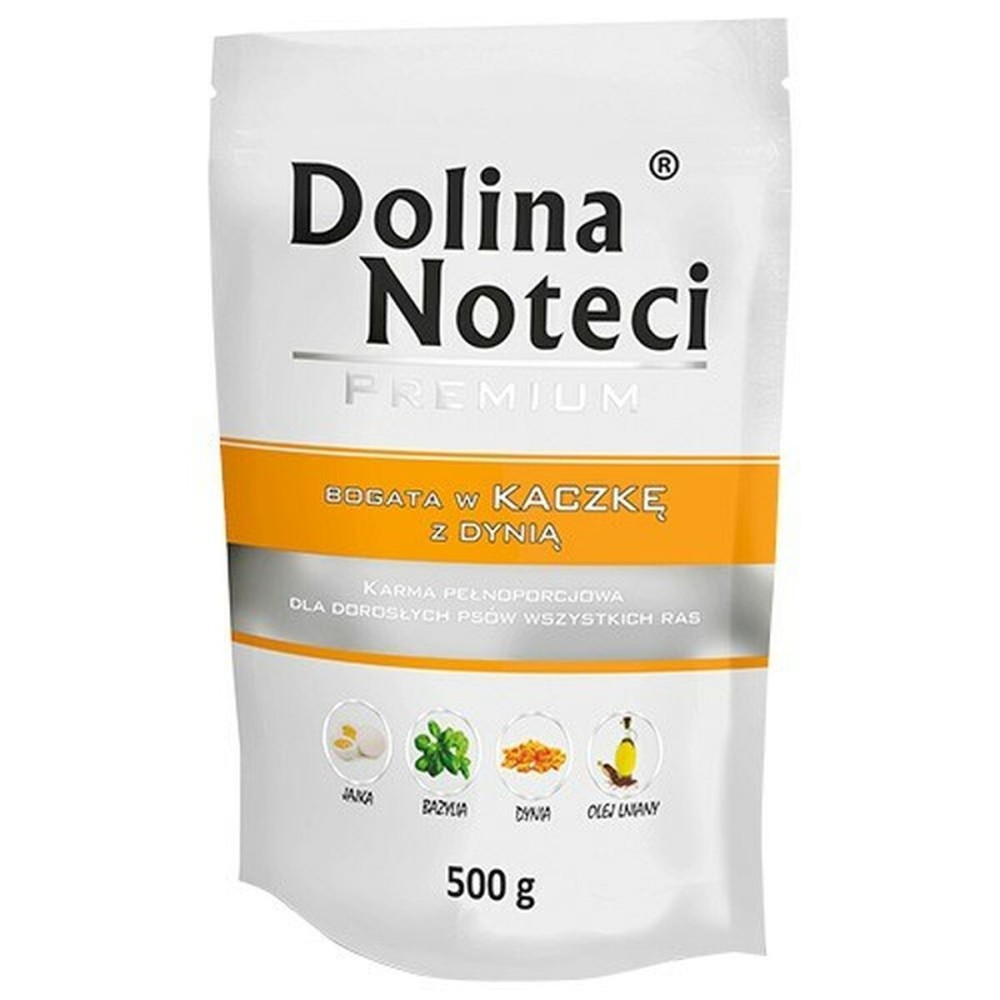 Alimentation humide Dolina Noteci Premium Veau Canard Citrouille Cochon 500 L 500 g