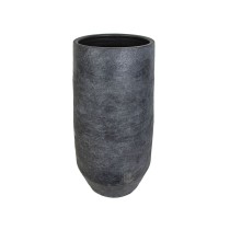 Blumenvase Romimex Grau aus Keramik 24 x 52 x 24 cm