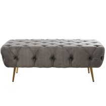 Banc de Pied de Lit Alexandra House Living Gris Bois 120 x 45 x 50 cm