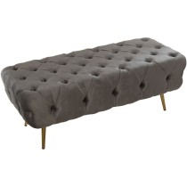 Banc de Pied de Lit Alexandra House Living Gris Bois 120 x 45 x 50 cm