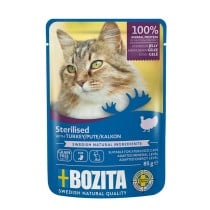 Katzenfutter Bozita trozos esterilizados en gelatina con pavo 85 g