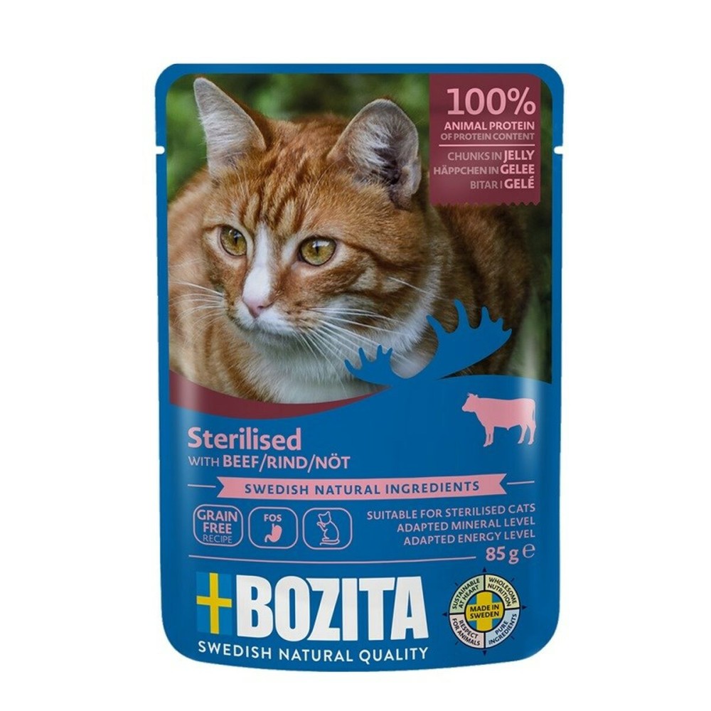 Aliments pour chat Bozita trozos de gelatina de ternera Viande de bœuf 85 g