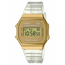 Montre Unisexe Casio VINTAGE COLLECTION - TRANSPARENT BAND - GOLD