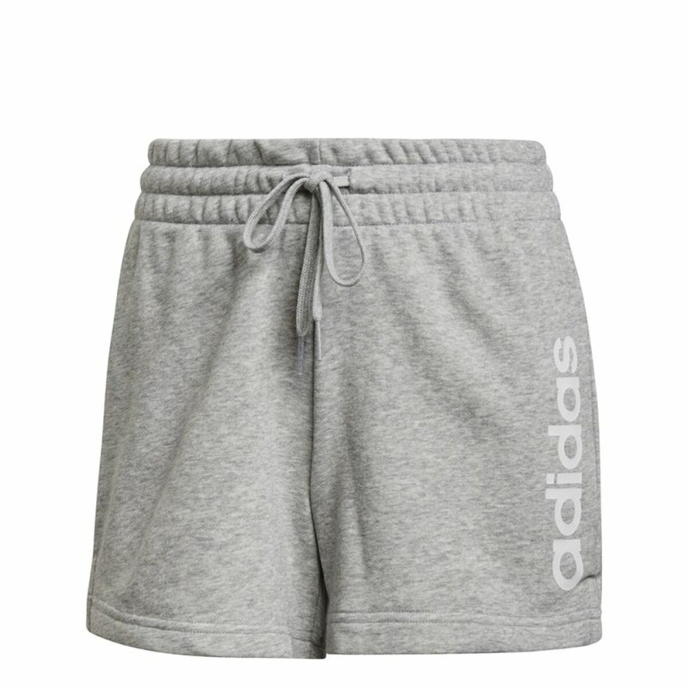 Damen-Sportshorts Adidas Essentials Slim Logo Grau