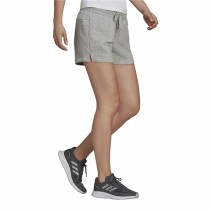 Short de Sport pour Femme Adidas Essentials Slim Logo Gris