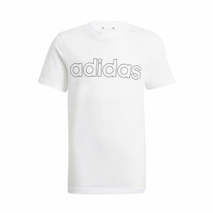 T shirt à manches courtes Enfant Adidas Essentials Blanc