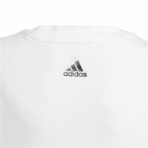 Child's Short Sleeve T-Shirt Adidas Essentials White