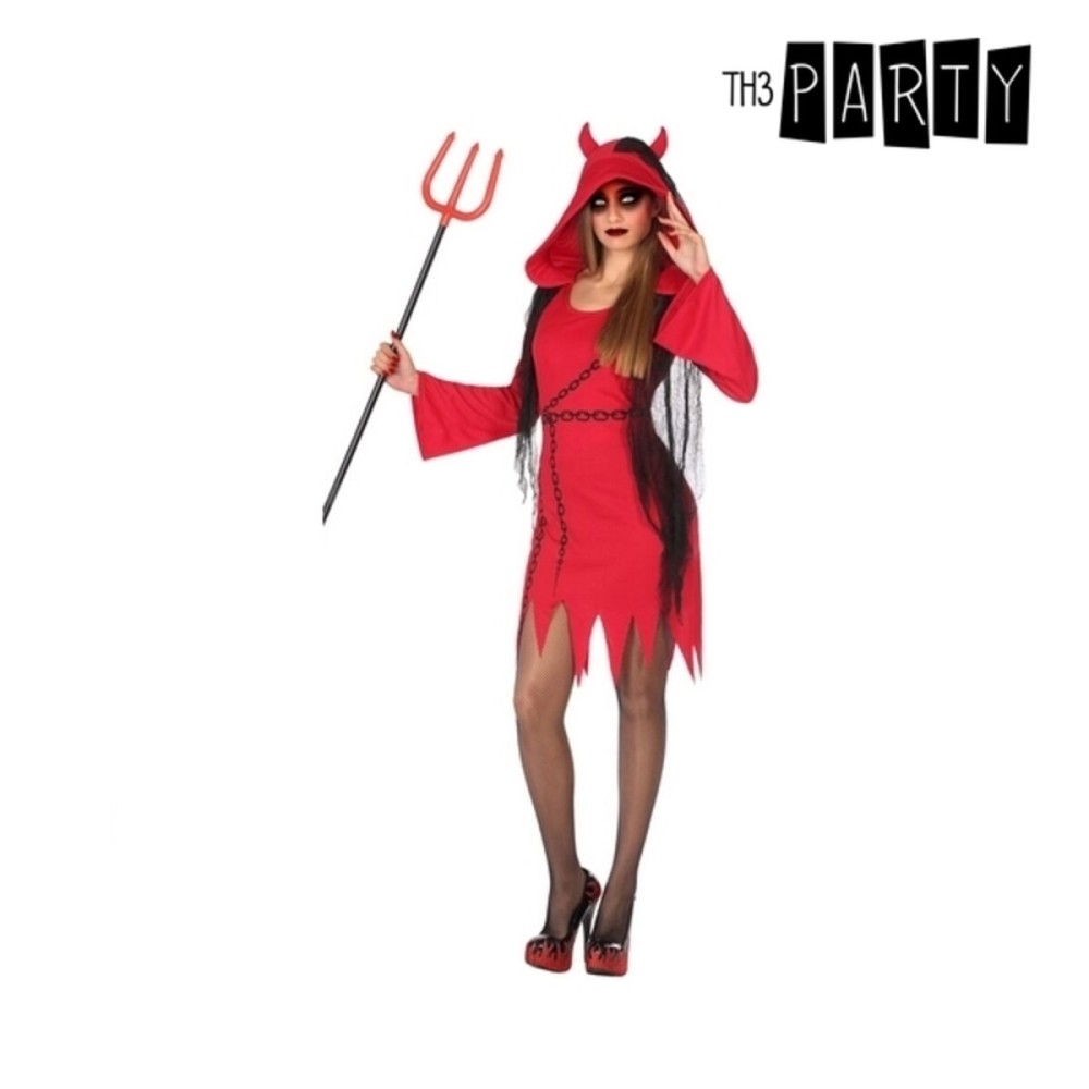 Costume for Adults Red Male Demon (1 Piece)