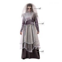 Costume for Adults Grey Zombies (3 Pieces)