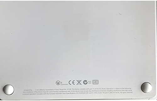 2 Stück Ersatz-Gummifüße für die Touchpad-Unterseite des Magic Trackpad A1339 (weiß) 