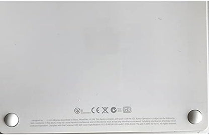 2 Stück Ersatz-Gummifüße für die Touchpad-Unterseite des Magic Trackpad A1339 (weiß) 