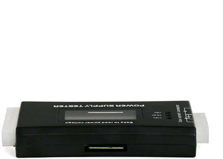 PC Power Supply Diagnostic LCD Computer Testing Device Computer 20/24 4/6/8 Pin Supply Tester for SATA, IDE, HDD, ATX, ITX, Byi Plug