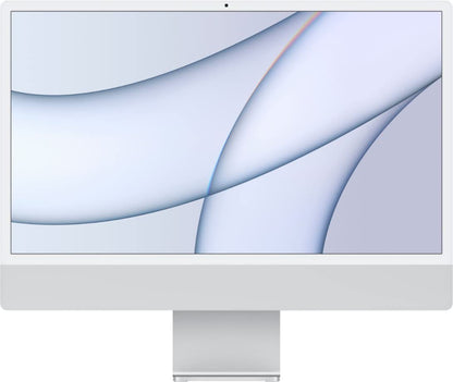 Apple 2021 iMac with Apple M1 Chip with 8-core CPU 24-inch, 8GB RAM, 256GB SSD Storage Blue (Renewed)