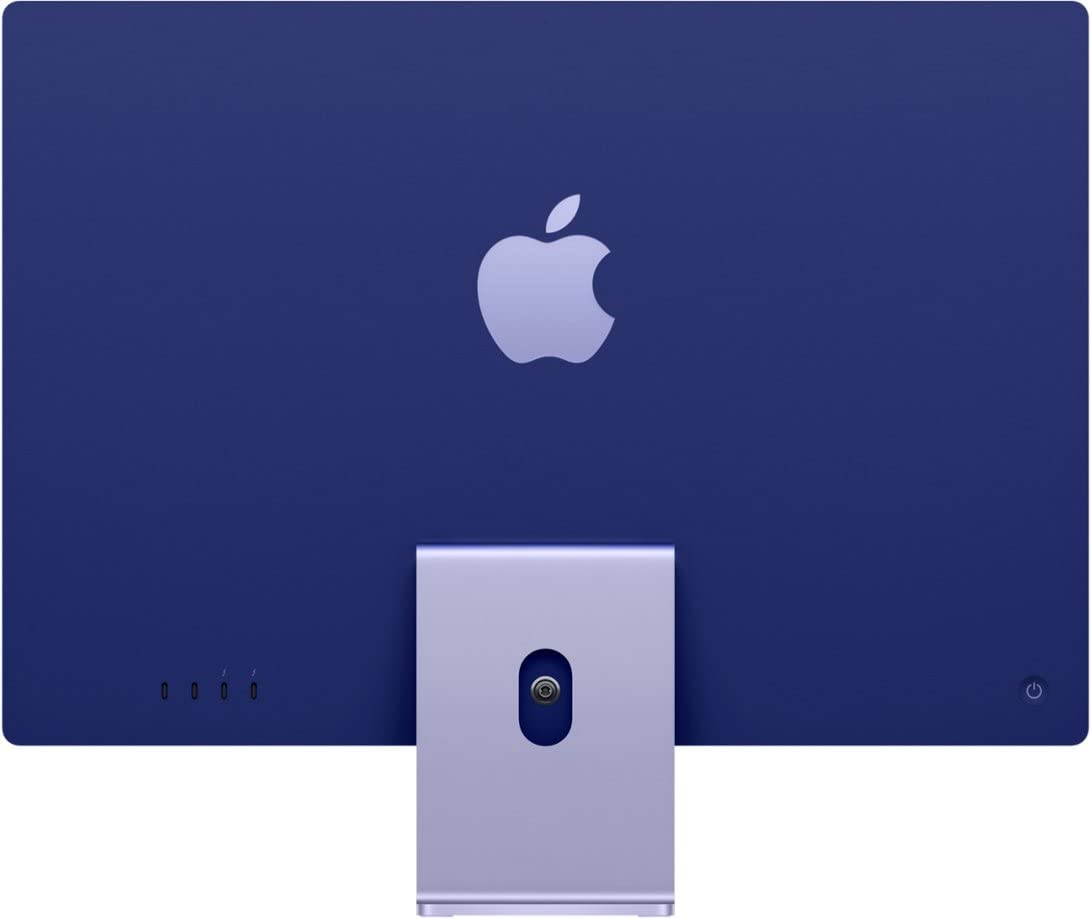 Apple 2021 iMac with Apple M1 Chip with 8-core CPU 24-inch, 8GB RAM, 256GB SSD Storage Blue (Renewed)