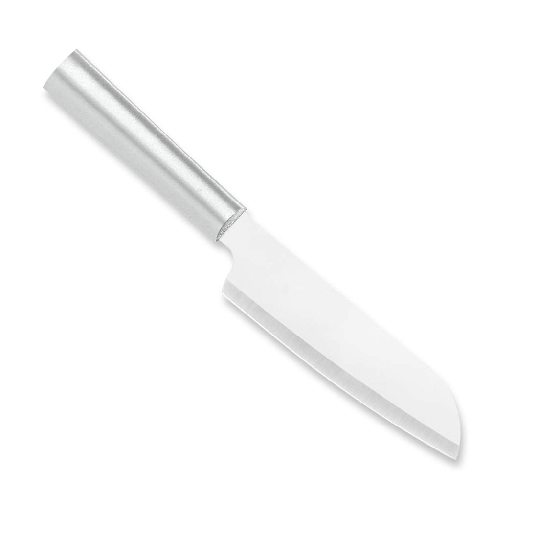 Rada Cutlery Cook’s Utility Knife (R140), 4.75" Stainless Steel Hollow Ground Blade, Made in USA, Silver Handle
