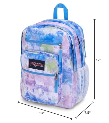JanSport Laptop-Rucksack – Computertasche mit 2 Fächern, ergonomischen Schultergurten, 15-Zoll-Laptopfach, Tragegriff – Bücherrucksack – Erdbeer-Dusche 