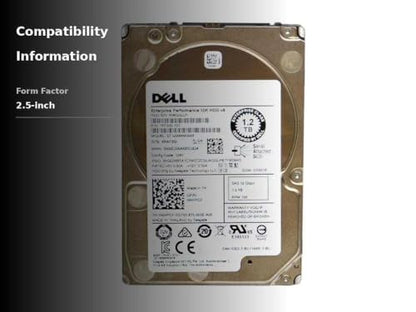 Seagate 1.2TB HDD 10K RPM 2.5" 12Gb/s SAS Hard Disk Drive Model: ST1200MM0088 DP/N: WXPCX