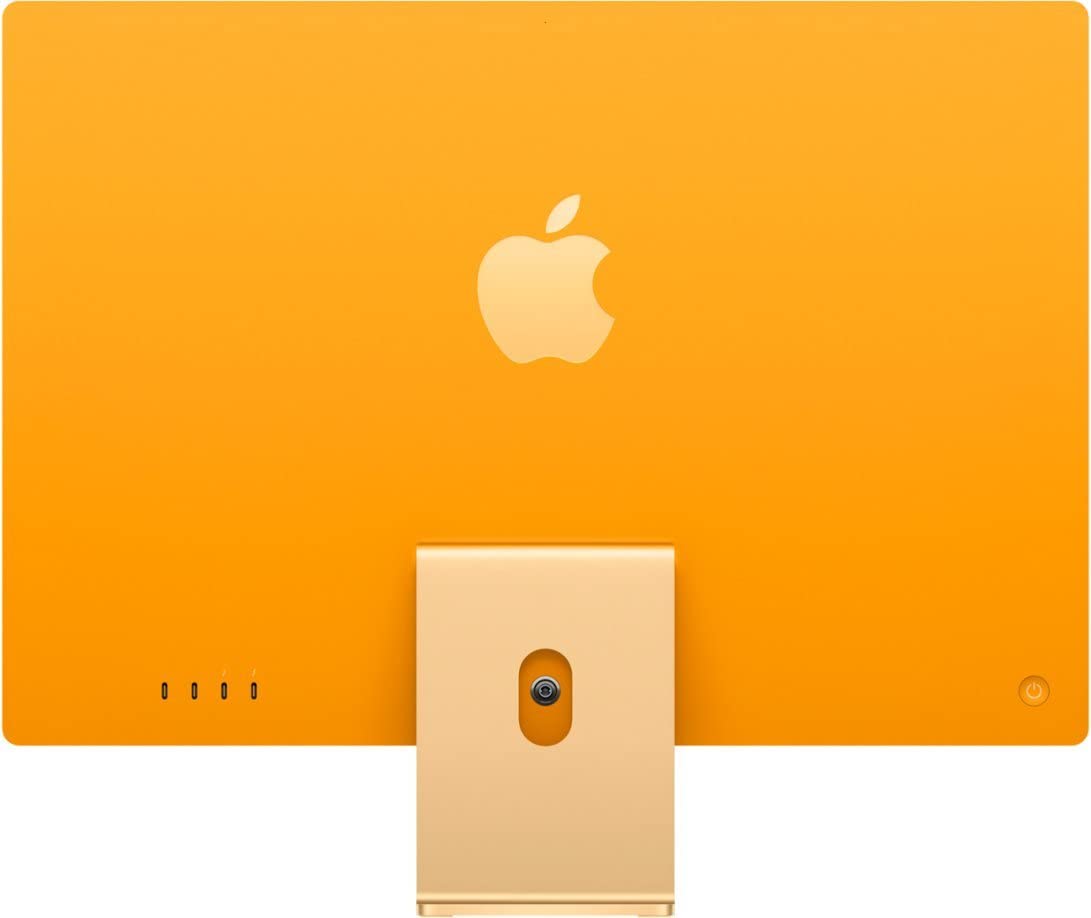 Apple 2021 iMac with Apple M1 Chip with 8-core CPU 24-inch, 8GB RAM, 256GB SSD Storage Blue (Renewed)