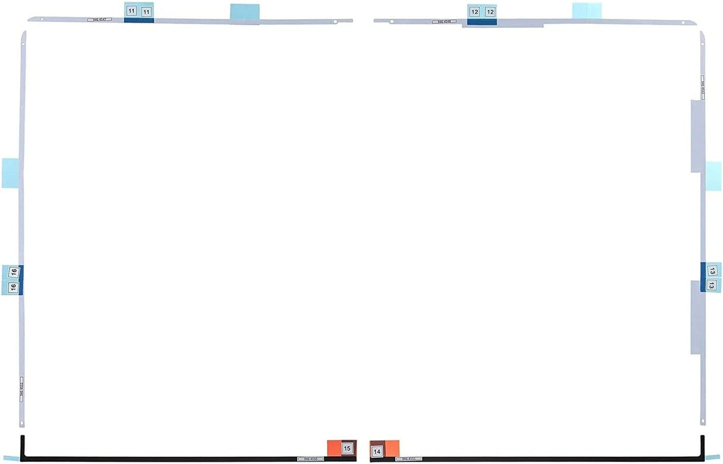 LCD-Display-Klebestreifen, kompatibel mit iMac 27 Zoll A1419 (Ende 2012 – Mitte 2017) 
