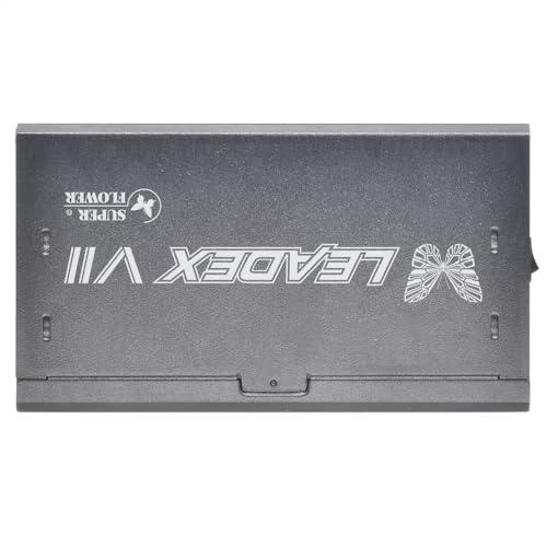Super Flower Leadex VII XG 1300W 80+ Gold, Cybenetics Platinum, Full Modular, ATX 3.1 & PCIe 5.0, W/12VHPWR Cable (2x8pin - 16pin Native Cables), Power Supply, FDB Fan, SF-1300F14XG, Black Version