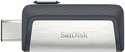 SanDisk 128GB 2 Pack Ultra Dual Drive USB Type-C (SDDDC2-128G-G46) Bundle with (1) Everything But Stromboli Lanyard