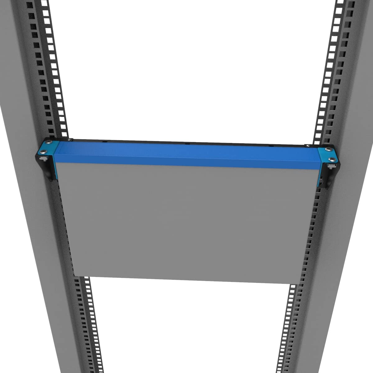 QiaoYoubang 2U Foldable Wall Mount Patch Panel Bracket -Vertical Wall Mount Rack for 19 inches Networking Equipments Including Hardware