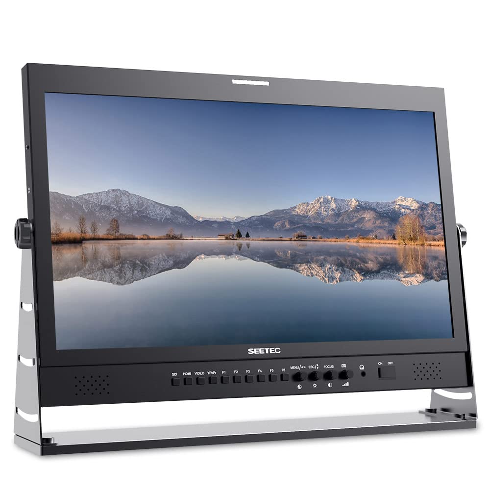 SEETEC P215-9HSD-192 21,5 Zoll LCD-Monitor für Broadcast-Produktionen, 3G SDI, 4K HDMI Ein- und Ausgang, IPS Full HD 1920x1080