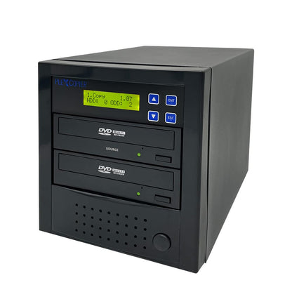PlexCopier 24X 1 to 1 CD DVD M-Disc Supported Duplicator Copier Tower with Free Copy Protection