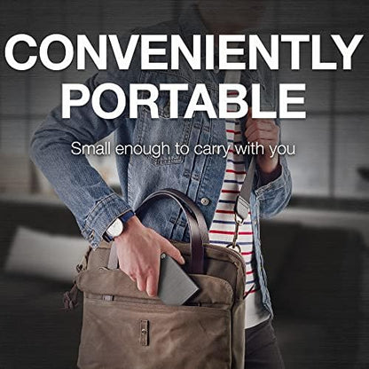 Seagate One Touch, 1TB, Password Activated Hardware encryption, Portable External Hard Drive, PC, Notebook & Mac, USB 3.0, Black (STKY1000400) (Renewed)