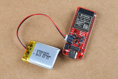 SparkFun Thing Plus – ESP32 WROOM (USB-C) – ESP32-D0WDQ6 Chip, integrierte RGB-Status-LED, Betriebsspannung: 3,3 V, Abmessungen der Platine: 58,4 mm x 25,4 mm x 12,7 mm