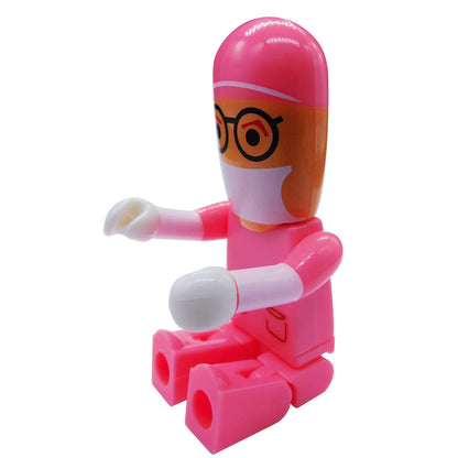 Nurse & Surgeon 64GB USB Flash Drives Memory Sticks Thumb Drive (Pink with White-Hand)