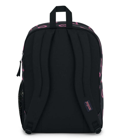 JanSport Laptop-Rucksack – Computertasche mit 2 Fächern, ergonomischen Schultergurten, 15-Zoll-Laptopfach, Tragegriff – Bücherrucksack – Erdbeer-Dusche 