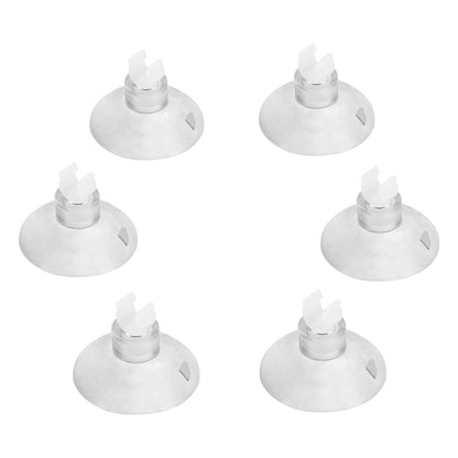 Pawfly Aquarium Suction Cup Clips for Standard 3/16" ID Airline Tubing Clear Air Hose Holder Clamp Accessories for Fish Tank Aeration Setup, 20 Pack