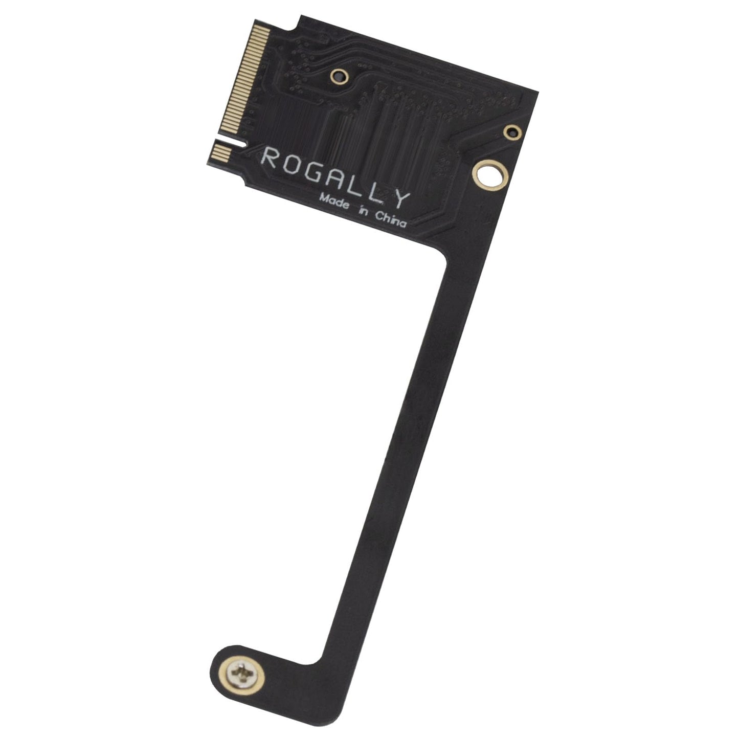 Suckoo for Asus Rog Ally Handheld Conversion 2230 to 2280 SSD Hard Drive Expansion High Capacity Boards NVME M-Key NGFF M.2 PCIE 4.0 3.0 Gold Finger Adapter 90 Degree Upgrade Conversion Card Black