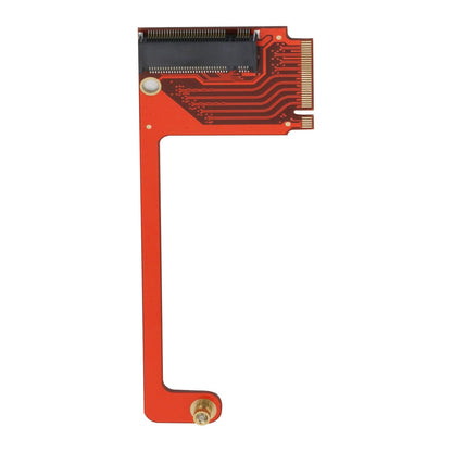 Suckoo for Rog Ally Handheld Conversion 2230 to 2280 SSD Hard Drive Expansion Board NVME M-Key NGFF M.2 PCIE 4.0 3.0 Gold Finger High Capacity Adapter 90 Degree Upgrade Converter Expansion Card Red