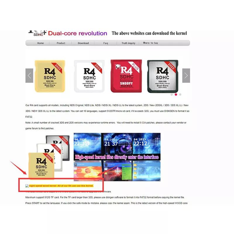 Pro Version 16GB Micro SDHC Dual Core Revolution Cartridge Compatible with New 2DS/3DS/LL/XL NDSL NDSI, Include a Card Adapter, NO Timebomb, Preloaded Plug and Play, Gold (Gold)