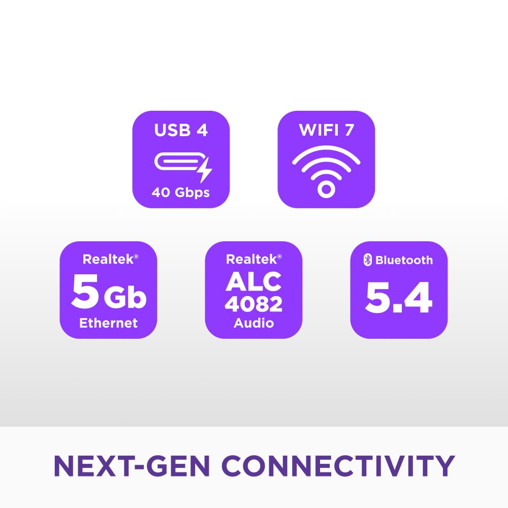 NZXT N9 X870E - AMD X870E AM5 ATX Gaming Motherboard for Ryzen 9000/8000/7000-20+2+1, DDR5, 4X M.2, PCIe 5.0, Wi-Fi 7, 5GbE, USB 4 - Full-Metal Cover, M.2 Quick-Release Latches - Black