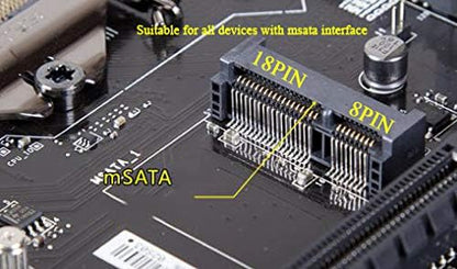 SSD mSATA 60GB Dogfish Internal Solid State Drive High Performance Hard Drive for Desktop Laptop SATA III 6Gb/s mini sata ssd(60GB MSATA)