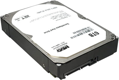 MaxDigitalData 6TB 7200RPM 128MB Cache SATA 6.0Gb/s 3.5" Internal Hard Drive for Surveillance (MD6000GSA12872DVR) - 3 Years Warranty