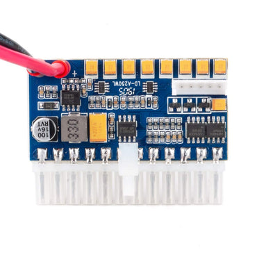 RGEEK 24-Pin DC ATX Netzteil, 12 V DC Eingang, 250 W Spitzenleistung, Schalter, DC-DC ATX Pico Netzteil, Mini ITX PC-Netzteil