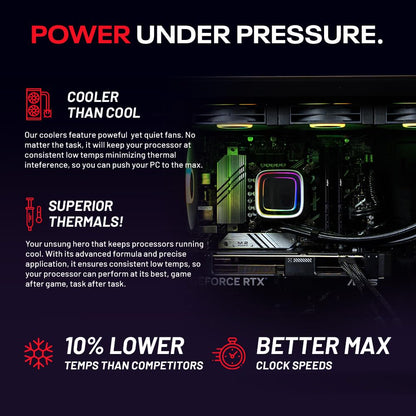 Skytech Gaming Rampage Desktop PC, Ryzen 7 9700X 3.8 GHz (5.5GHz), NVIDIA RTX 5070 Ti 16GB, 1TB Gen4 NVMe SSD, 32GB DDR5 RAM 5600 RGB, 850W Gold ATX 3 PSU, 360mm ARGB AIO, Wi-Fi, Win 11